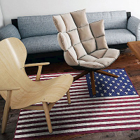 范登伯格 - 捷伯 進口絲質地毯 - 美國國旗 (100 x 140cm)