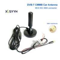 High digital tv antenna MCX IEC connector DVB-T car amplifier tv Antenna