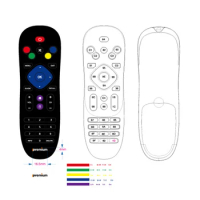 Smart Remote Control 433 For Ipremium Tvonline i7 i9 Migo Tv Box OTT TV Set Top Box