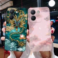 For Vivo Y36 2023 Case Cover For Vivo Y36 5G Phone Case Fashion Dragon Soft Silicone Back Cover For Vivo Y36 Y 36 VivoY36 Cases