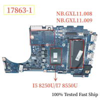 17863-1 For Acer SWIFT 3 SF314 Motherboard NBGXL11008 NBGXL11009 With I5 I7 CPU+4GB RAM Mainboard 100% Tested Fast Ship