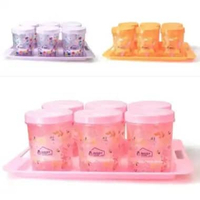 TOPLES NAMPAN SET BIGGY / TOPLES NAMPAN BIGGY ISI 6PCS + NAMPAN ORANGE+BUBBLE