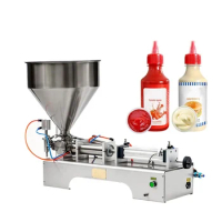 Semi Automatic Liquid Filling Machine Perfume Mineral Water Juice Ointment Packaging Machine