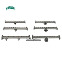 LPN NG Stainless Steel BBQ Burner Steamed Rice Cabinet Steam Oven Parts 11-Row Burner Tube Branch Pipe