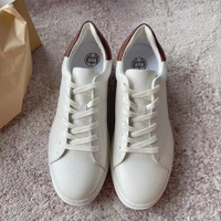 Massimo Dutti 全真皮舒適百搭綁帶皮鞋厚底休閒鞋圓頭牛皮鞋流行男鞋子