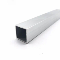 20mm*20mm*1mm square tube aluminum alloy hollow pipe rectangle straight duct vessel 100/200/300/400/500/550mm length