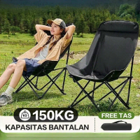 【READY】Kursi Lipat Outdoor Portable Kursi Camping Folding Chair Gunung Kemah Mudah Kursi Lipat Outdo