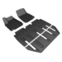 【3D】卡固立體汽車踏墊 Tesla Model X 20170823 ~ 2021(7人座)