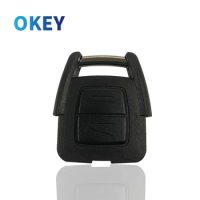 Okey Remote Control Car Key Shell Replacement For Opel Vauxhall Vectra Zafira Omega 3 Frontera 2/3 Button Key Case No Blade