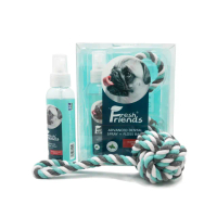 【Fresh Friends好口氣】寵物口腔噴劑120ml附潔牙棉球(寵物牙膏 寵物潔牙)
