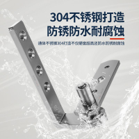 304不銹鋼上下轉軸吧臺自由雙向門合頁自動回彈半腰門牛仔門鉸鏈