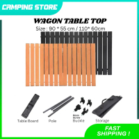 Meja Wagon Aluminium Alloy Boleh Dilipat Papan Meja Wagon Klip Pengikat Troli Wagon Papan Troli Perk