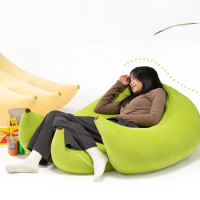 Bean Bag Tatami Creative Cute Single Leisure Banana Chair Bedroom Balcony Small Sofa Bean Bag Chair with Filling Furniture
