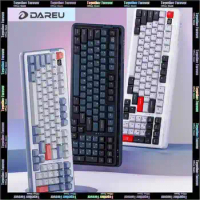 Dareu A98 Master Tri-mode Wireless Bluetooth Wired Keyboard Hot-swap Gaming Keyboard Gasket Structure Adjustable Pbt Keycaps Rgb