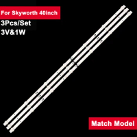 3pcs 749mm 3V1W Backlight Tv Bar For Skyworth 40inch 5850-W40000-9P00 40X6 40E1C 40S500F X40 40E2AS H-LED40F456 40K5C H-LED40F4