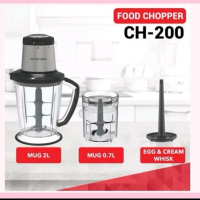 Blender/Food Processor/Chopper MITOCHIBA CH 200 2Ltr 2 Liter 6 Blade  Stainless