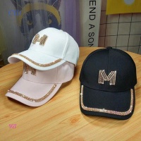 CYD - Topi besbol dengan huruf berlian D / m untuk wanita, topi pelindung matahari luar, kasual, mus