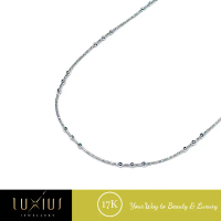 Kalung Emas Putih Jedar White Gold 17K Luxkl068 Luxius Jewellery