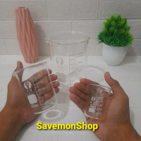 Gelas Takar Kaca 100 mL Skala Gelas Ukur Lab Beaker Measuring Glass