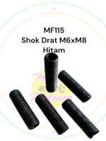 5 PCS Sok Bos Drat M8XM10 Blok Mesin Besi HITAM Baut Dalam 12 Luar 14 Panjang 27mm