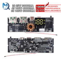 18650 Battery Charger Protection Module Power Bank PCB Module Board Dual USB Fast Charging with BMS Protection