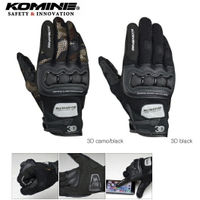 Komine GK-215 3D 網格技術騎手套摩托車賽車手套摩托車騎士男子運動手套