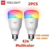 Yeelight Smart LED Bulb W3 E26 Color/White Ambient Light Wifi Voice Control 1700K~6500K For Mi Home