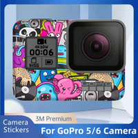 For GoPro HERO5 HERO6 Decal Skin Vinyl Wrap Film Action Video Camera Protective Sticker Coat HERO 5 6 Black For Gopro5 Gopro6