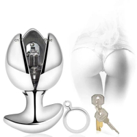 HEAVY Anus Beads ASS LOCK Stainless Steel Anal Lock Openable Anal Plug Dilator Anal Sex Toys For Men Woman Gay Anal Beads 18+