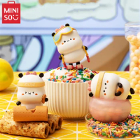 MINISO Star Moly Snack Special Training Trendy Blind Box Cute Desktop Decoration Fitness Model Children's Toy Christmas Gift