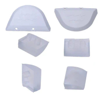 Practical Pod Shoe Comb Kit ABS Cost-effective Solution Easy Installation Efficient Pool Cleaning Reliable White