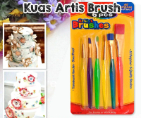 Kuas Artis Brush / Kuas Kue / Kuas Cake Set / Alat Dekorasi Kue