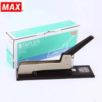 Japan MAX HD-12L/17 stapler heavy duty stapler long arm large stapler Office and industrial use powerful power saving
