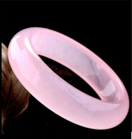 Natural Pink Chinese Jade celet Bangle Jewellery Fashion Accessories Woman Amulet 54-64mm