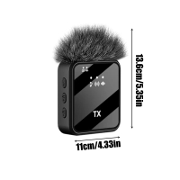 Lavalier Microphone,Wireless Microphones 3 In 1 Lavalier Microphone With Noise Cancellation 3.5 Mm M