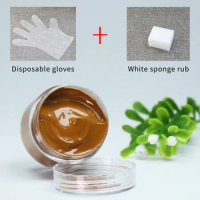 30ml White Leather Paint Shoe Cream Coloring in Bag Sofa Leather Product  Dye Repair Restoration Color