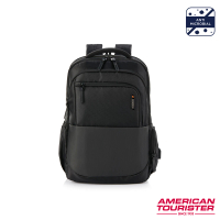 【AMERICAN TOURISTER 美國旅行者】SEGNO 2.0 專業基本多功能筆電後背包17吋(黑色)