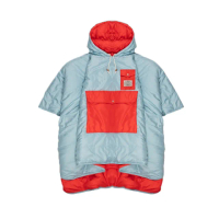 【POLER STUFF】REVERSIBLE CAMP PONCHO 雙面睡袋式斗篷 / ONE SIZE / 限量商品(湖水藍)