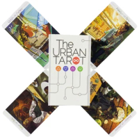 The Urban Tarot Cards A 78 Deck Oracle English Visions Divination Edition Borad Playing Games