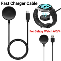 1M Type C USB Fast Charger Cable For Samsung Galaxy Watch 6 Classic 47mm 43mm Watch 5 Pro Watch 4 Wireless Charging Cable Dock