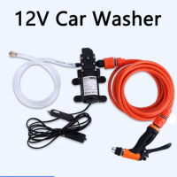 High Pressure Water Gun Metal Car Washer Gun Pump DC 12V Car Washer Spray Car Washing Tools Garden Water Jet Pressure Washer