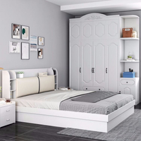氣壓高箱儲物床1.8米雙人床1.5/1.2米小戶型板式現代簡約主臥大床