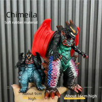 Tokoh Aksi, Chimera Bellos Besar, Vinil Lembut, Raksasa Fusion Belial, Binatang Ultraman, Mainan Kan