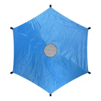 Trampoline Cover Trampoline Protective Cover Waterproof Oxford Foldable Sun Protection Trampolines Canopy Anti-UV For Outdoor