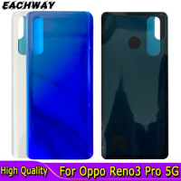 6.5" New For Oppo Reno3 Pro Back Battery Cover Rear Housing Replacement PCRM00 For Oppo Reno 3 Pro/ Reno 3Pro 5G Battery Cover
