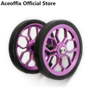 Aceoffix 83mm For Brompton Mudguard Wheel Double Easywheel Bike Accessories