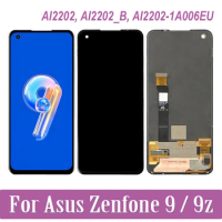 Original 5.9'' AMOLED For Asus Zenfone 9 9z LCD Display Touch Screen Digitizer Assembly For Asus Zenfone9 AI2202 AI2202_B LCD