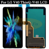 100% Tested Working 6.4" For LG V40 LCD Screen Touch Screen Digitizer Assembly For LG V40 ThinQ LCD Display Free Shipping