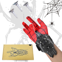 Spider Web Shooters String Shooter and Dart Launcher Toy Spider Silk Launcher Wrist Toy for Kids，Spi