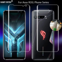 For Asus ROG Phone 6 5 5s Pro 3 2 ZS661KS Strix Clear TPU Matte Anti-Fingerprints Hydrogel Full Cover Soft Screen Protector Film